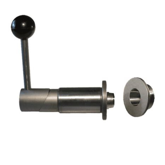 Carr Lane CL-22119-TIP Tapered Index Plunger, Rotary Cam, Flange Mount - Bushing ordered seperately