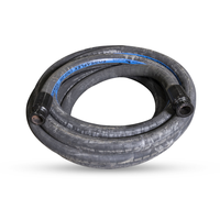 2" X 50' Wire Reinforced Shotcrete Hose with Heavy Duty Ends