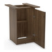 PLCUBED2040 40" CUBE BASE WITH DOOR- MODERN WALNUT