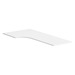 PLT723624L 72" CORNER EXTENSION WORK SURFACE TOP: LEFT- WHITE