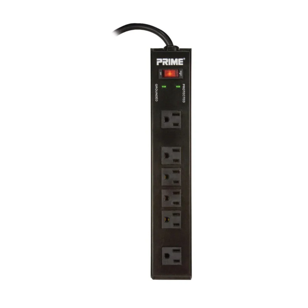 Surge Protector - 6 Outlets - 15' Cord - 1150 Joules