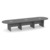 14' Classic Racetrack Conference Table with Panel Base - Newport Gray
