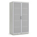 PL151 TWO DOOR 65"H STORAGE CABINET- Silver Birch