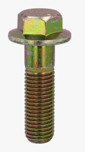 M16 - 2 X 110MM IFI-538 HEAVY HEX FLANGE SCREW 10.9 ZINC YELLOW