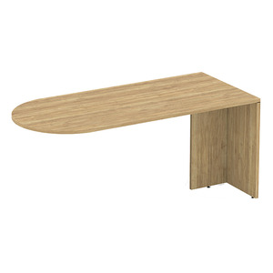 PL131 66" BULLET DESK - Aspen