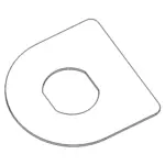 STEEL GLASS LOCK PLATE-2