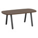 SIGAR7635N - 6 ft. Arena Conference Table w/Black Metal VA Leg