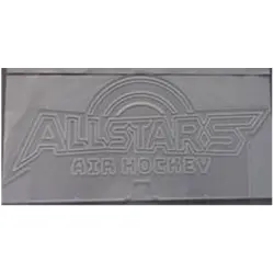 ALLSTARS AIR HOCKEY CLEAR SIGN