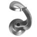 FSE Aluminum Spiral Dough Hook for Classic Hobart Mixers 60 Qt.