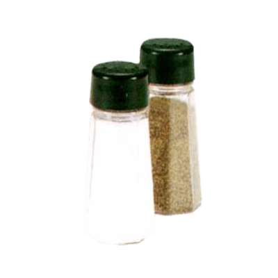 Vollrath 312-06 Dripcut Cafe Color Collection Salt & Pepper Shaker 2Oz.
