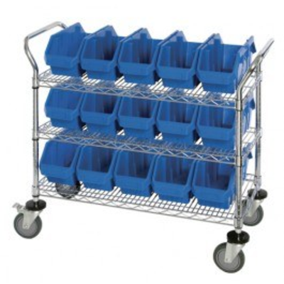 Quantum WRC3-1836-1265 Quickpick Bin Mobile Wire Carts