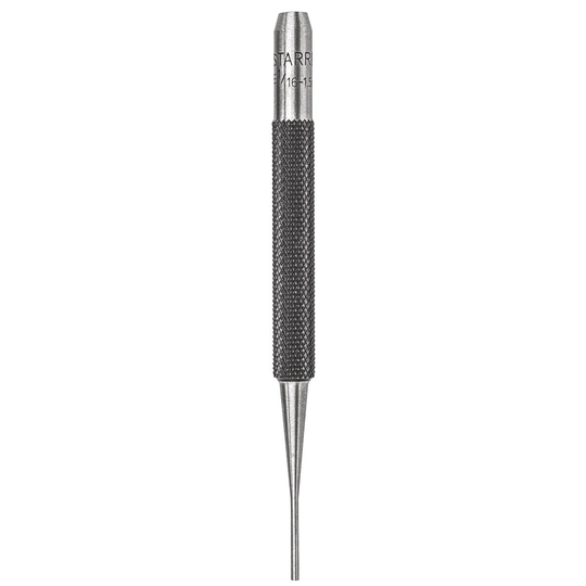 STARRETT 565A Drive Pin Punch, 1/16" Diam X 4" L