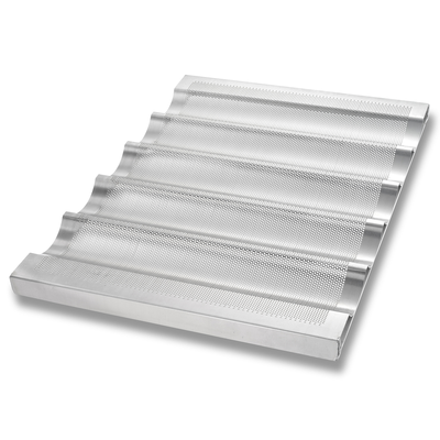 Chicago Metallic 45505 17-3/4" X 25-3/4" X 1" Overall Baguette Pan