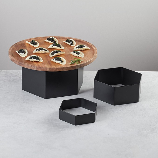 Black Geo Riser Sets