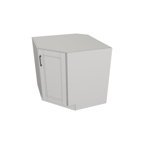 Vail Pure White Box  Angle Sink Base Kit - 36"W X 34 1/2”H X 24”D