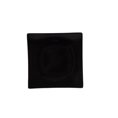 Thunder Group 24006BK 6" x 6" x 1" Flare Plate