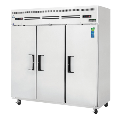 Everest ESRF3 Reach-In Refrigerator and Freezer Combo 3 Solid Doors, 115v, NSF - 68 cu. ft.