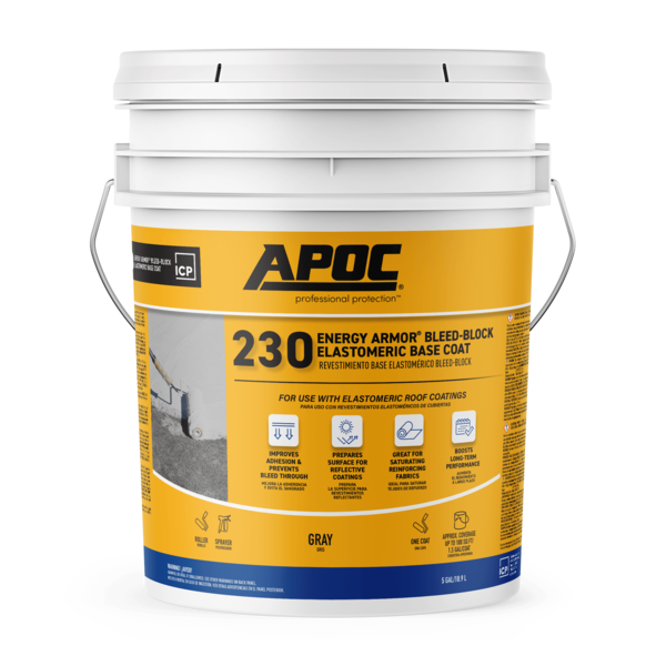 APOC® 230 ENERGY-ARMOR ELASTOCRYL® PREMIUM ACRYLIC BASE COATING