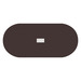 PL136T RACE TRACK SHAPE 95x44 TOP- ESPRESSO
