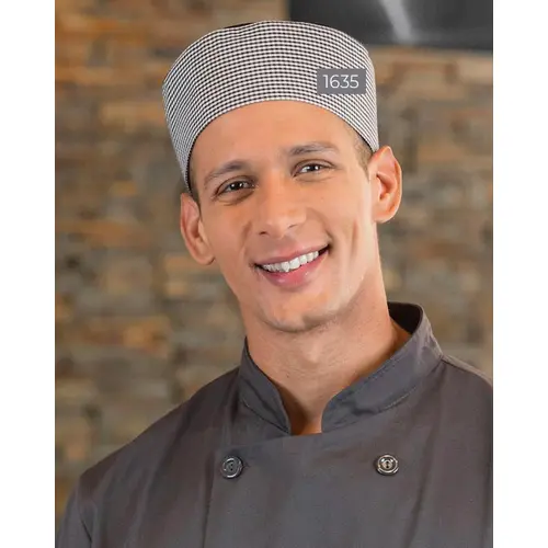PREMIUM UNIFORMS 1635 - Pill Box Cap With Mesh Top - Checkered