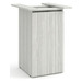 PLCUBED2040 40" CUBE BASE WITH DOOR- SILVER BIRCH