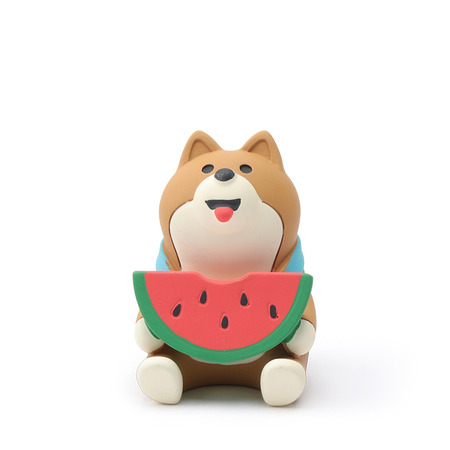 Figurine Shiba & Watermelon