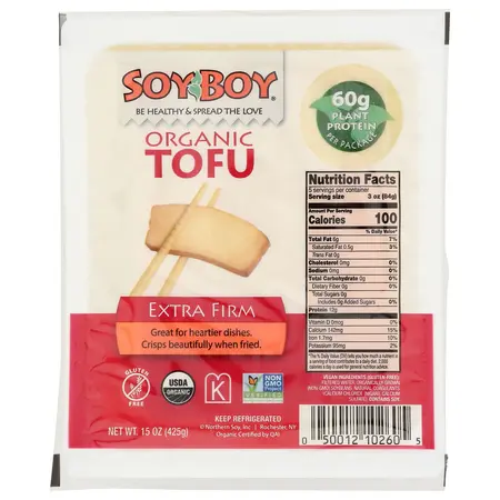 SOY TOFU EXTRA FIRM OG | 12/15 OZ