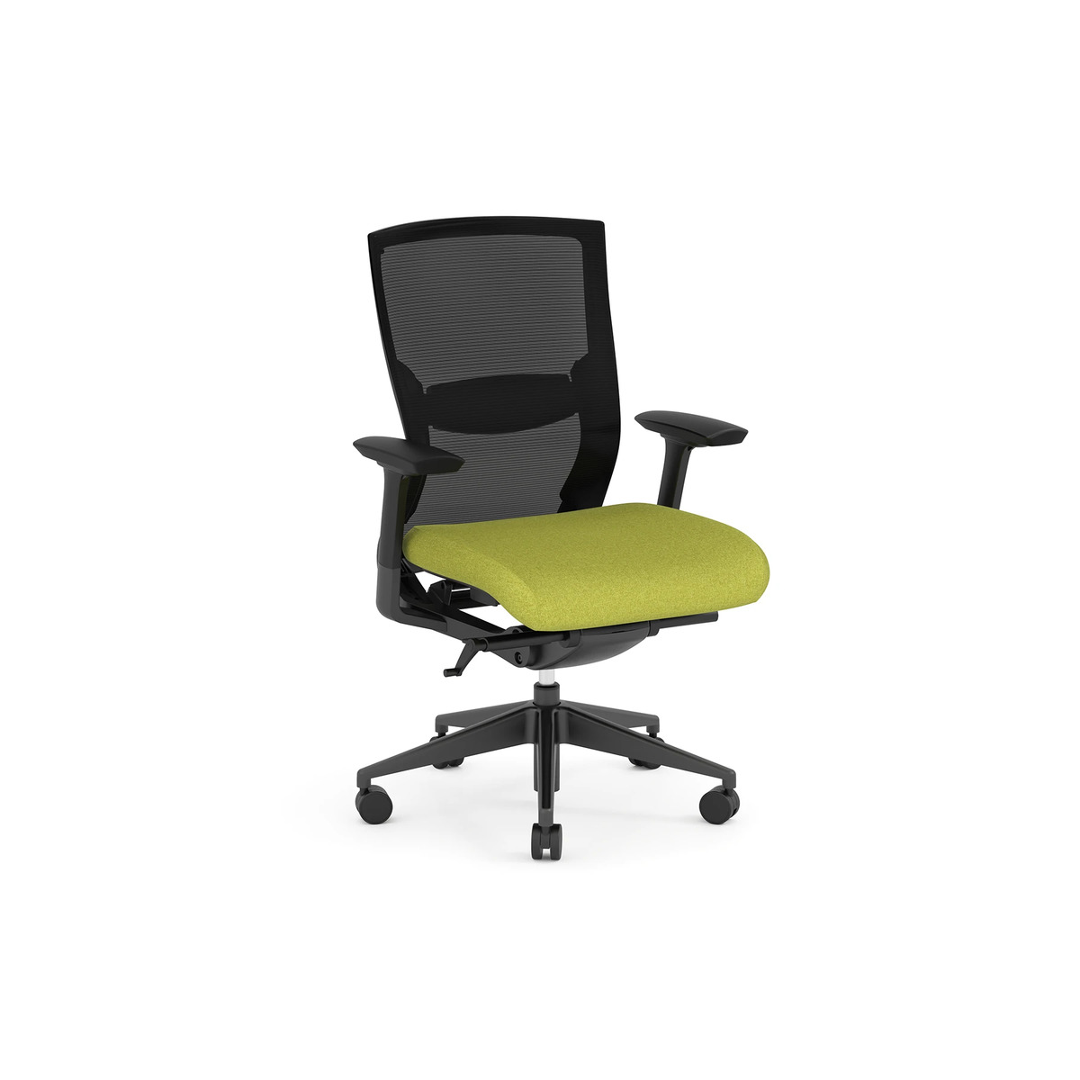 Propel Office Chair - Black Frame with Green Seat