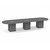 14' Classic Racetrack Conference Table with Cube Base - Coastal Gray
