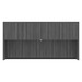 PL144OH 71" OPEN HUTCH - COASTAL GRAY