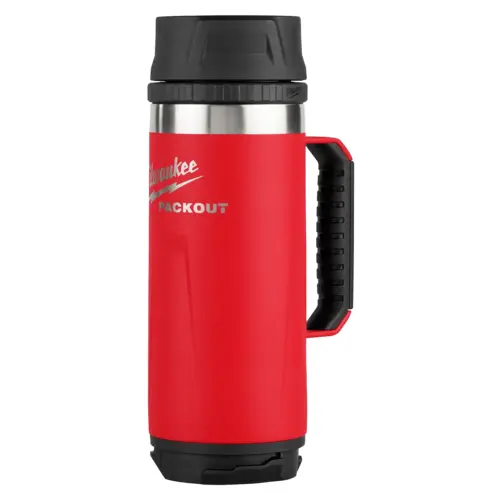 MILWAUKEE 48228394R - PACKOUT™ 18oz Insulated Mug with Sip Lid - Red