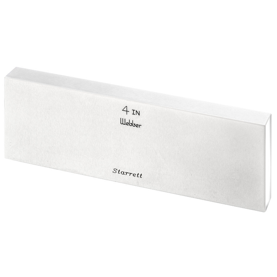 STARRETT RY 4.000 AA Rect. Ceramic Gage Block - 4.000 In., Grade AA