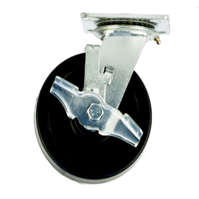 New Age C495 Plate Caster Swivel with Brake