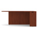 PL133R 71" BULLET DESK W/CORNER EXTENSION- RIGHT- Cherry