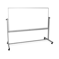 LUXOR MB7248WW 72"W x 48"H Double-Sided Magnetic Whiteboard