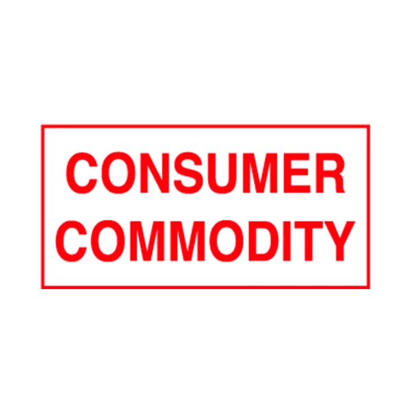 Consumer Commodity Label - 2" x 4"