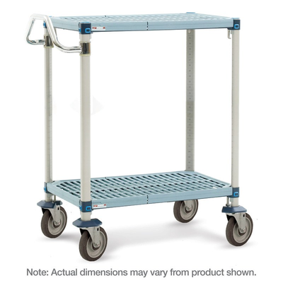 Metro MQUC2436G-25 Metromax Q Utility Cart 2-Shelf