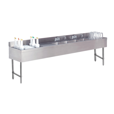 Advance Tabco CRC-83C-L Underbar Basics Combination Unit 96"W X 