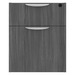 PL107 BOX/FILE HANGING PEDESTAL - Coastal Gray