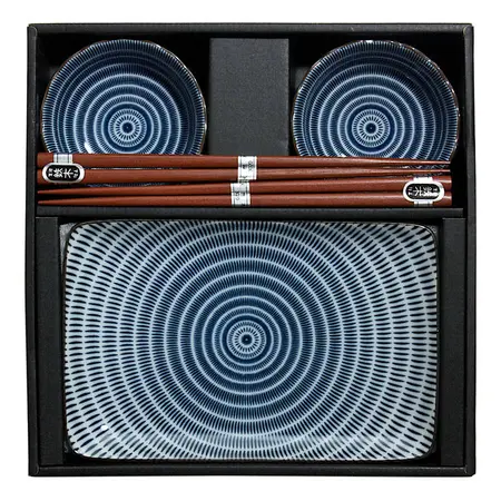 Sendan Blue Sushi Set