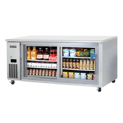 Everest ETGWR2 Undercounter Worktop Refrigerator 2 Doors, 115v, NSF - 22.0 cu. ft.