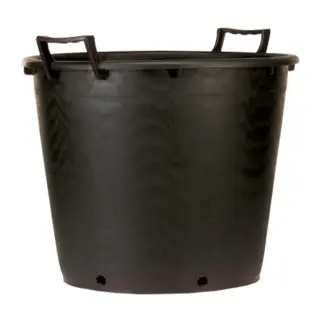 Niccolai Black Plastic Nursery Pots (Handles)