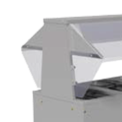 Advance Tabco TBP-2 End Panel for Tbs Series Buffet Shelf Acrylic for Both End)