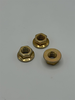 M10 - 1.5 DIN 6923 HEX FLANGE NUT CLASS 10 ZINC YELLOW