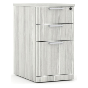 PL148 MOBILE BOX/BOX/FILE PED- SILVER BIRCH