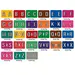 Colwell® Jewel-Tone Compatible Alpha 61420 Label Packs