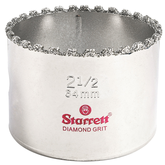 STARRETT KD0212-N 2-1/2'' (64mm) Diamond Grit Hole Saw