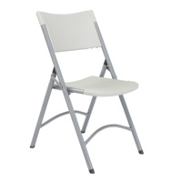 NPS 602 NPS® 600 Series Heavy Duty Plastic Folding Chair, Pack of 4