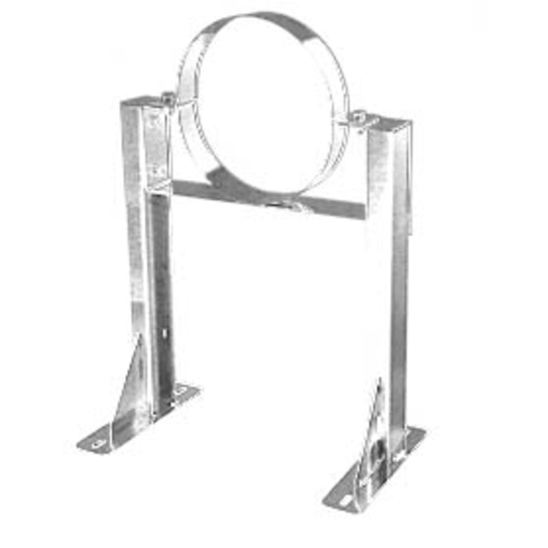 178mm Heavy Duty Wall Band S/S -  200mm-450mm Adj  - (from structure) (For lateral support only)(To Suit 7" SW or 5" TW)