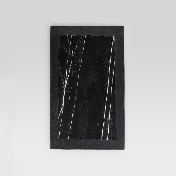 Dual-Tone Marble Melamine Serving Platters